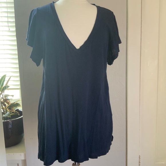 T. La Navy Tunic, Large - Picture 1 of 10